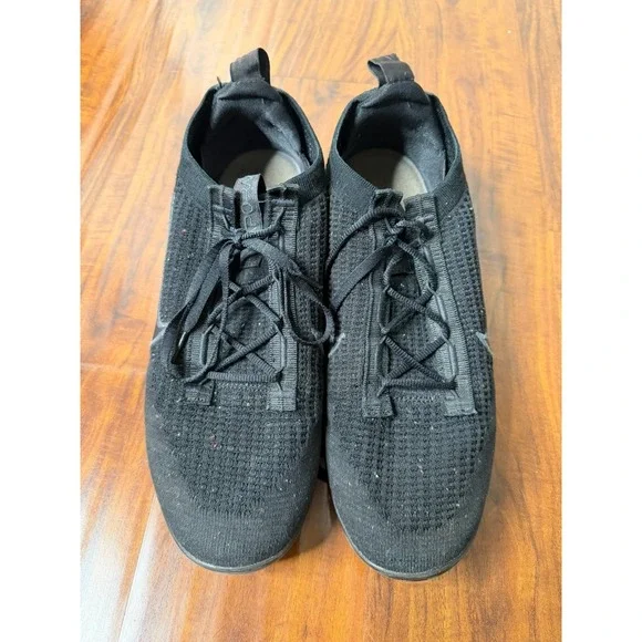 Nike Air VaporMax 2021 Flyknit Shoes Mens Size 11 Black Knit Sneakers DH4084-001 - Picture 2 of 7